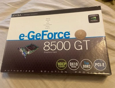 Tarjeta gráfica EVGA e-GeForce 8500 GT DDR2 256 MB PCI-E NVIDIA CAJA ABIERTA Foto 1 de 2