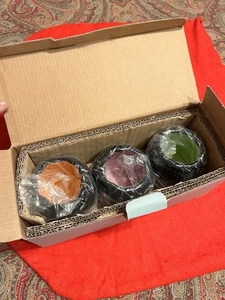 PartyLite Pumpkinheads Trio Bougeoirs Bougeoirs Halloween P8973 - Photo 1/4