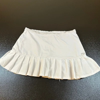 Falda Tenis FILA Blanca Skort Ropa Deportiva Elastizada Mujer Grande 31" Foto 1 de 4