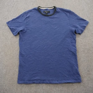 Rag Bone Hemd Herren mittelblau Knopfleiste Rundhals Kurzarm - Bild 1 von 12