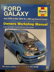 Ford Galaxy (Petrol & Diesel) 2000-2006 Haynes Owners Workshop Manual FREE P&P - Picture 1 of 1