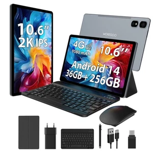 Tablette Android 14 de 106 Pouces 4G LTE et 5G WiFi 2.0GHz Octa-Core 36GB RAM... - Photo 1/6