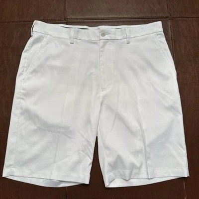 Мужские шорты-карго Roundtree And Yorke Performance размер 36 белые 9 дюймов по внутреннему шву - Изображение 1 из 4