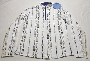 Camisa de sol para mujer San Soleil Top UPF 50 cuartos cremallera golf talla mediana nueva con etiquetas *leer - Imagen 1 de 11