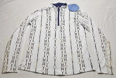 San Soleil Women's Sun Shirt Top UPF 50 Quarter Zip Golf Size Medium NWT *READ - Image 1 of 4