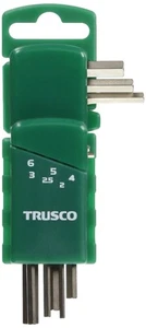 TRUSCO Hex Wrench with Tamper-Proof Holes on Both Ends, Set of 6, HW-TP6S - Picture 1 of 3