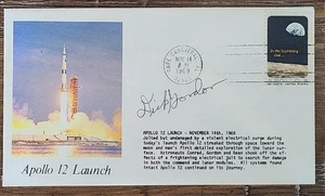 DICK GORDON SIGNED 1969 CAPE CANAVERAL SPACE COVER NASA ASTRONAUT APOLLO 12 JSA - Picture 1 of 3