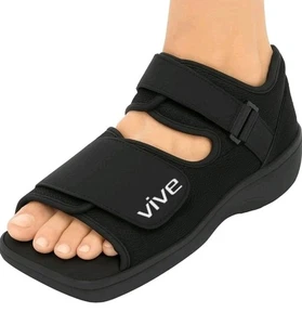 Vive Post Op Shoe - Lightweight Medical Walking Boot w/Adjustable Straps SMALL - Picture 1 of 9