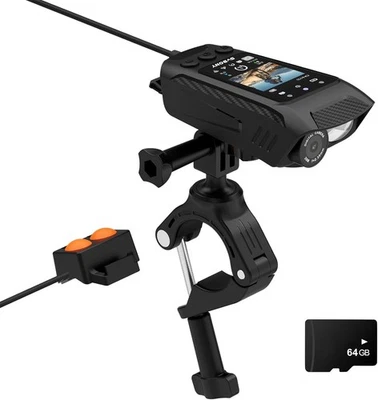 SVGo C1 Cycling Camera 4K 30FPS, 20MP WiFi Bicycle Camera Video Recorder, Built- - Photo 1/4