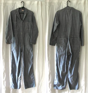 Vintage COWDEN COVERALLS Herringbone Sanforized Union Made Size 40 Regular - Picture 1 of 18