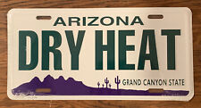 Arizona Dry Heat Booster License Plate Novelty Grand Canyon State - BRAND NEW