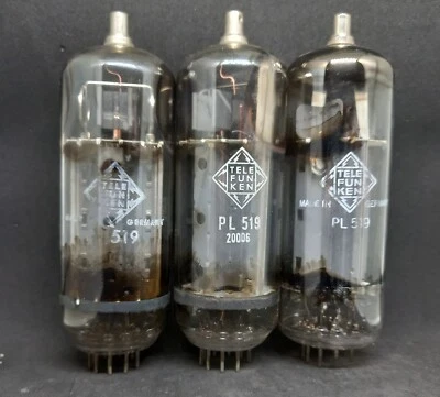 Tubo Telefunken PL519 3 peças - Imagem 1 de 2