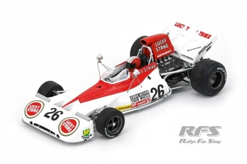 Spark S7233 1/43 Tyrrell 004 No.26 Süd Afrikanisch Gp 1973 Eddie Keizan Modell