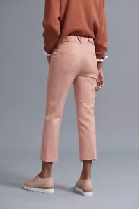 Nuevo $128 Anthropologie Maeve Jacquie Pantalones Ajustados Elastizados Mezcla de Algodón Para Mujer 6 - Imagen 1 de 6