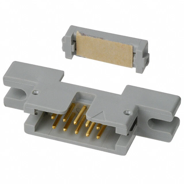 IDC connector male for flat 10 way with fixing holes - Image 1 of 1
