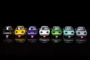 MJ 1/64 Miniature Mazda mx5 Q miata na Resin Car Models Toys Collection - Foto 1 di 17