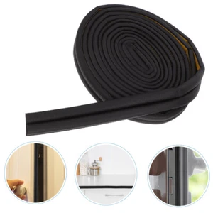 Door Trim Insulation Strip Soundproof Seal Shaped Weatherstripping Bottom - Picture 1 of 12