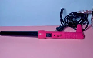 Varita de rizador rosa intenso estilo rock clásica - Imagen 1 de 4