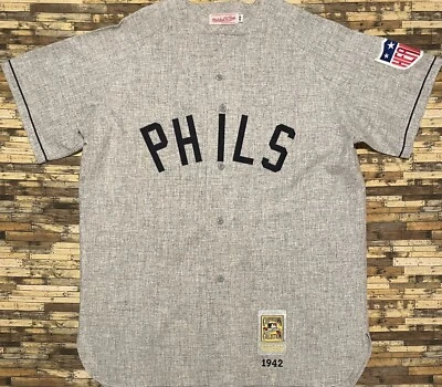 Authentic Vintage Mitchell & Ness Philadelphia Phillies Chuck Klein Jersey - Image 1 of 4