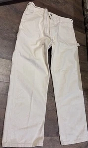 United Garment Workers Of America  Vintage Beige Painter Pants 38X30 - Picture 1 of 12