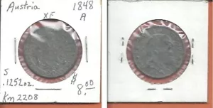 Austria 1848-A Veinte (20) Moneda Plata "Ferdinand 1" - Imagen 1 de 1