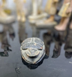 Ancient Egyptian Antiquities:Egyptian Scarabs Statue,Symbol of Eternal - Picture 1 of 7