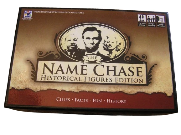 The Name Chase Historical Figures Edition Discovery Bay Games New Factory Sealed - Image 1 of 1