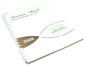 Fluke Model 821A Differential Voltmeter Instruction Manual - Picture 1 of 1