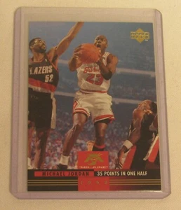 MICHAEL JORDAN 1992 1993 cubierta superior 'Mr June' MJ4, 35 puntos en la mitad - Imagen 1 de 4