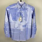 Robert Graham Long Sleeve Shirt Classic Fit Men Size Small Multi Color Dog Cigar