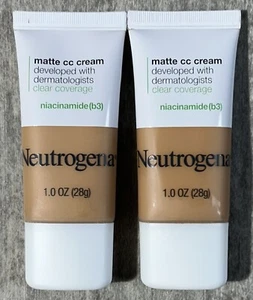 (2) NEUTROGENA Mate CC Crema Arce 7.0 con Niacinamida (b3) 1.0 OZ NUEVO - Imagen 1 de 2