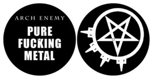 ARCH ENEMY pure f**king metal TURNTABLE twin SLIPMAT SET PACK sealed - Imagen 1 de 3