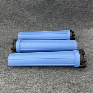 Lot of 3 - 20" Blue Standard Filter Housing with 3/4" NPT Inlet/Outlet New Other - Picture 1 of 23