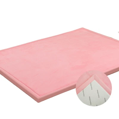 59x79 Estera de Tatami de Yoga Rosa Gruesa para Sala de Estar Estera Grande Antideslizante para Rastrear  Foto 1 de 4