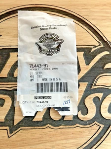 New Harley-Davidson Replacement Key Set 71443-91 Code 0091 - Picture 1 of 2