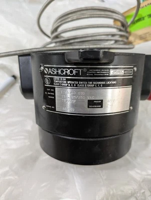 INTERRUPTOR DE TEMPERATURA ASHCROFT T761T10 030  Foto 1 de 4