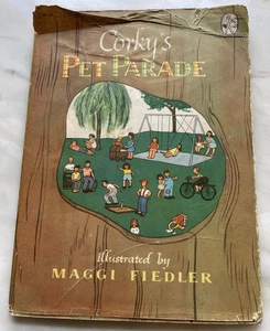 Maggi Fiedler CORKY'S PET PARADE 1946 Pied Piper Book - Bild 1 von 16