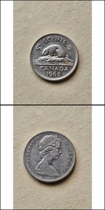 Canada 5 Cents Coin - 1968 - Beaver - QEII - Picture 1 of 3