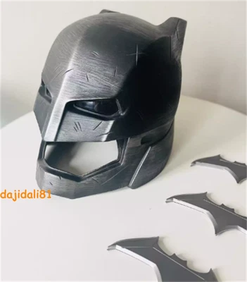 DC Batman Cosplay PVC Helmet 1:1 Wearable Mask with Darts Halloween Costume Prop - Bild 1 von 4