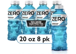 Powerade Zero Sugar Blue Mixed Berry Sports Drink 8 Pack 20 fl OZ - Imagen 1 de 5