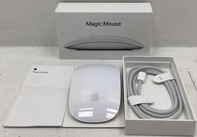Apple Magic Mouse MK2E3AM/A Wireless Bluetooth USB-C  - White - Image 1 of 4