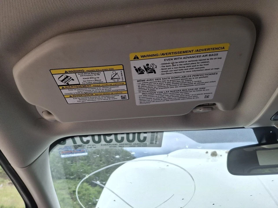 Ford Ecosport 2019 conductor parasol izquierdo gris usado OEM 3543423 Foto 1 de 1