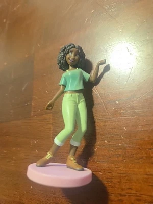 "Figura deportiva informal Vanellope princesa rana Tiana adorno de pasteles PVC Disney 3""" Foto 1 de 4