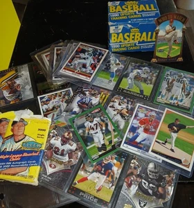 Lot 150+ Sports Card Collection Football Baseball, Topps Fleer , - Picture 1 of 12