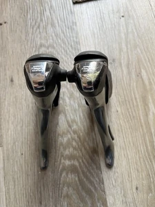 Shimano Tiagra 4600 10 speed pair of Shifters levers left and right 2x10 Bike - Picture 1 of 10
