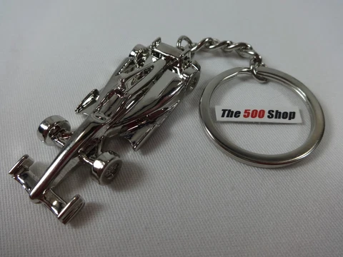 IndyCar Keychain Chrome Key Ring Indianapolis 500 Cart IRL Cover