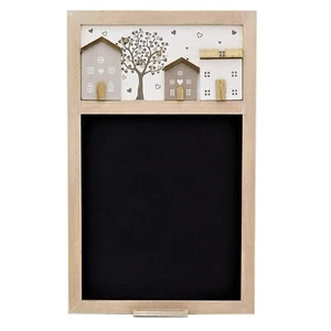 Wooden Blackboard 55cm Shabby Chic Houses Design Memo Menu Chalkboard Kitchen - Picture 1 of 3