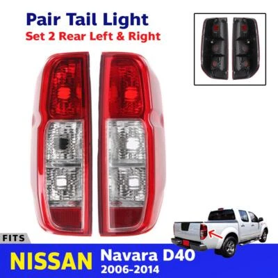 Tail Light Rear Lamp Replacement Fits Nissan Navara D40 Pickup 2006-14 2 PCS L+R Foto 1 de 4