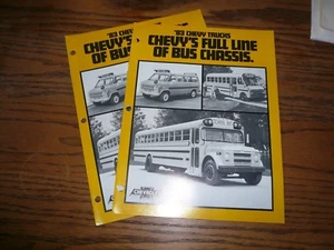 1983 Chevrolet Trucks Sales Brochures - Full Line of Bus Chassis - Buy 1 Get 2 - Picture 1 of 7