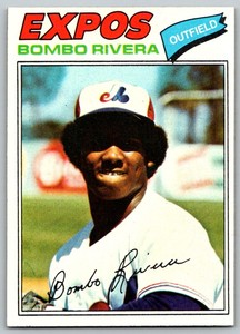 1977 Topps Bombo Rivera RC Montreal Expos #178